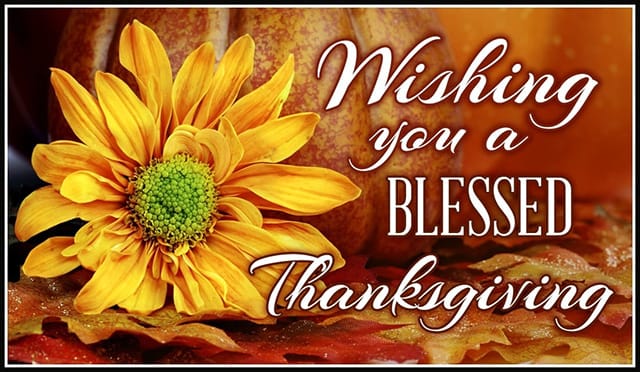 Thanksgiving blessings